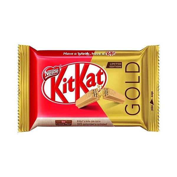 Chocolate Kit Kat Gold Branco e Caramelo 40g