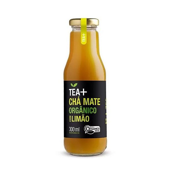 Chá Tea + Chá Mate Orgânico com Limão Vidro 300ml