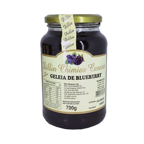 Geleia Dillin Chimias de Blueberry 700g