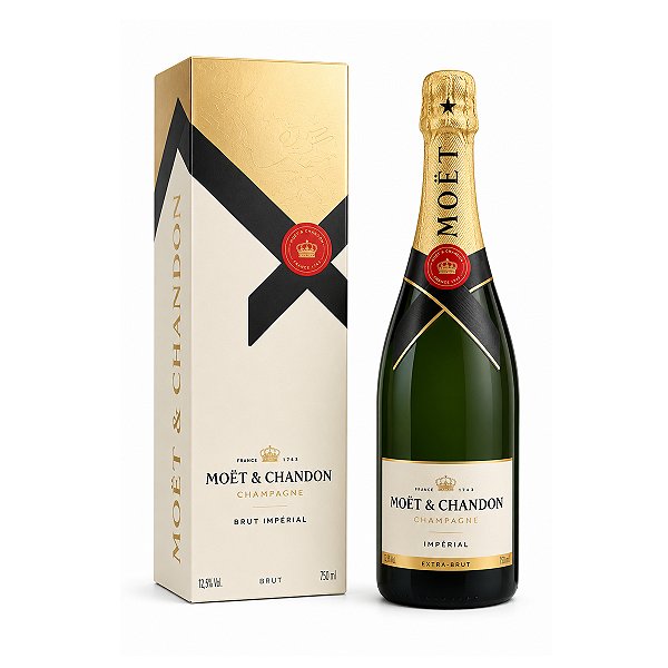 Champagne Moet & Chandon Impérial Extra Brut com Cartucho 750ml