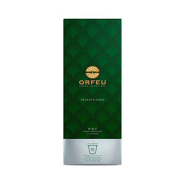 Café Orfeu Descafeneinado 10 Capsulas 50g