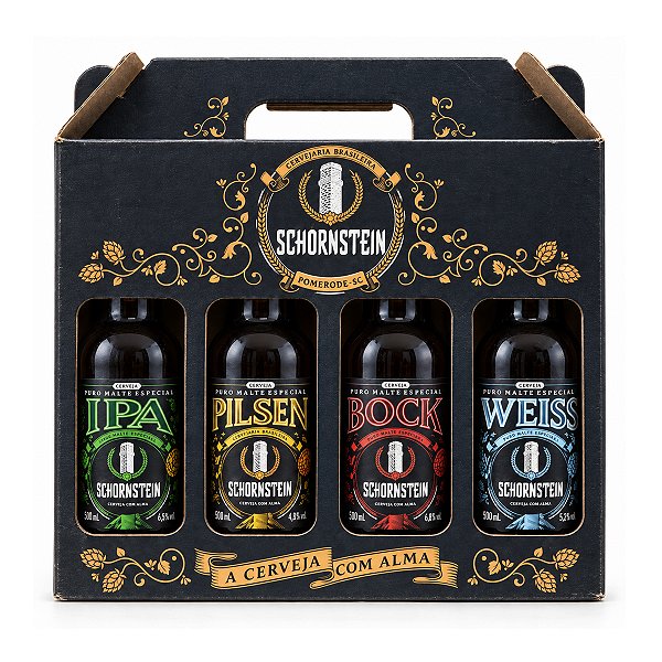 Kit Cerveja Schornstein 4x500ml