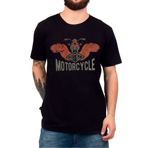 Camiseta Motorcycle 100% Algodão - UNISSEX