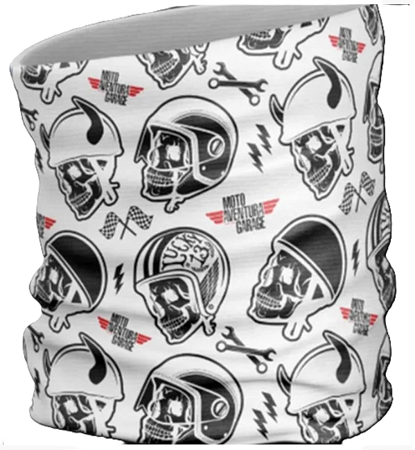 Balaclava Tubular Moto Aventura Branca