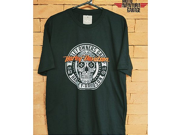 Camiseta Harley Caveira Mexicana