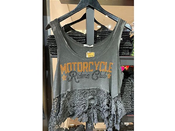 CROPPED MOTO C/ RENDA
