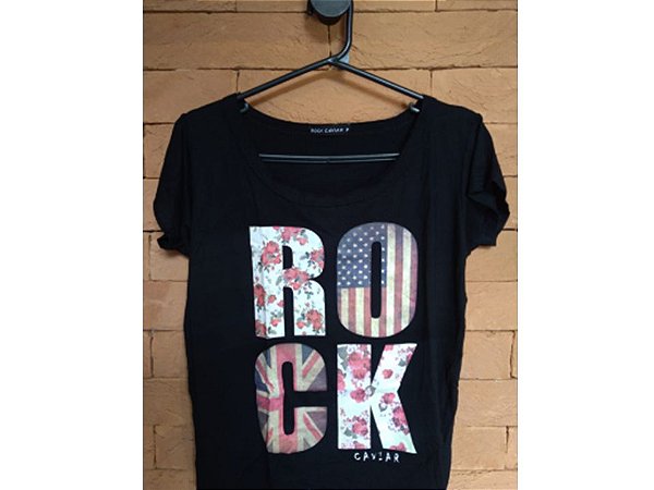 Blusa Rock Flores