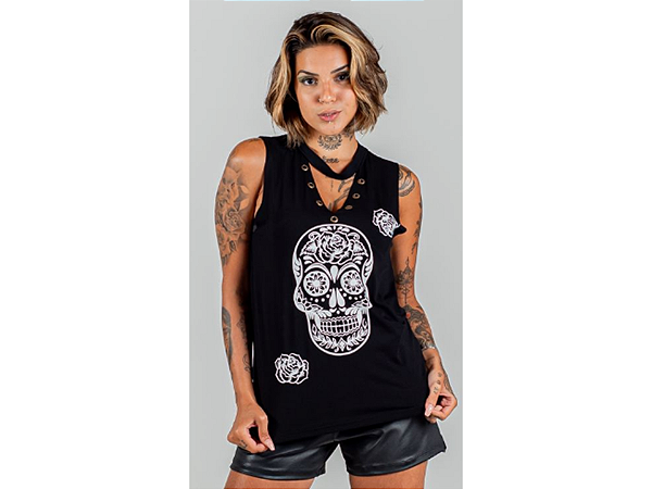 BLUSA CAVEIRA MEXICANA