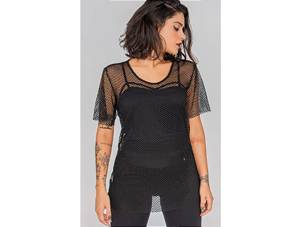BLUSA DE TELA DUPLA