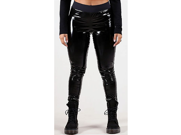 CALÇA VINIL PRETA
