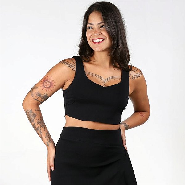 Cropped Preto