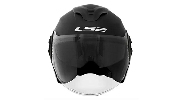 Capacete LS2 OF570 Verso Mono Preto Fosco
