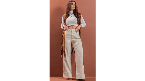 Calça Feminina Wide Leg