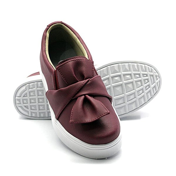 slip on laço