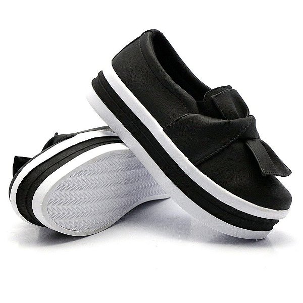 slip on com laço