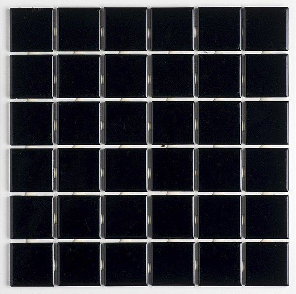 B2105 Pastilha de Porcelana Atlas 5x5 Preto cx1,41m