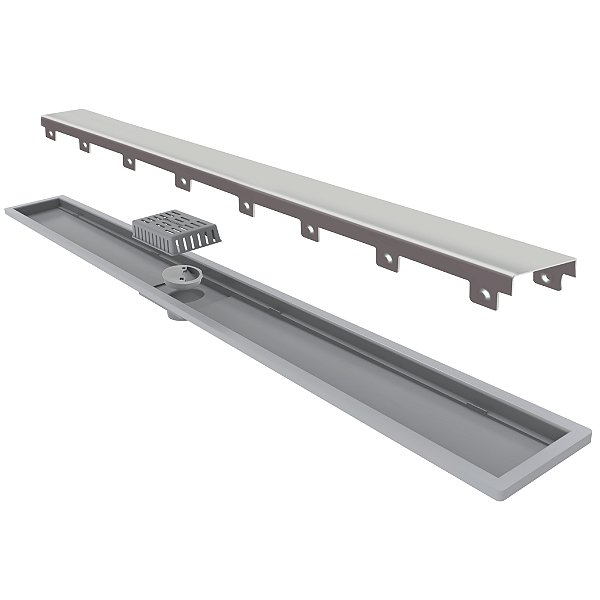 Elleve - Ralo Linear Royal Tampa Inox 100 cm