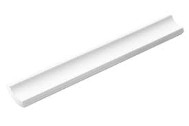Canaleta Interna Calha Cerâmica 2,5x20 cm Branco Eliane