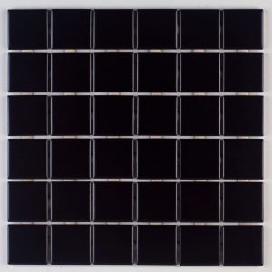 M4337 Pastilha de Porcelana Atlas 5x5 Preto Fosco cx1,41m