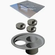 Elleve - Grelha p/ Caixa Sifonada Quadrada 150mm Polida