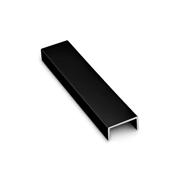 Filete de Alumínio Mozaik Alufit 2 na cor Preto Matte