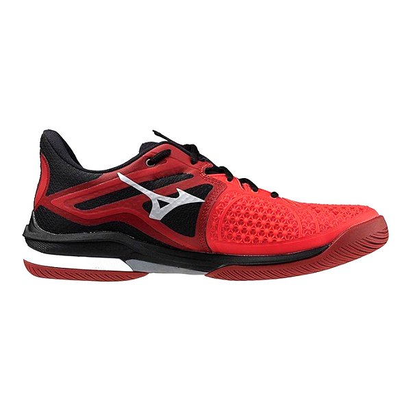TÊNIS MIZUNO WAVE EXCEED TOUR 6 ALL COURT VERMELHO