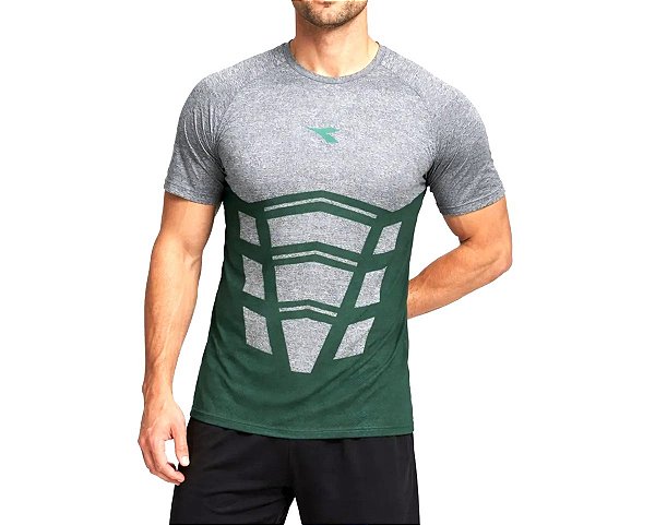 CAMISETA DIADORA EXC II CINZA MASCULINA