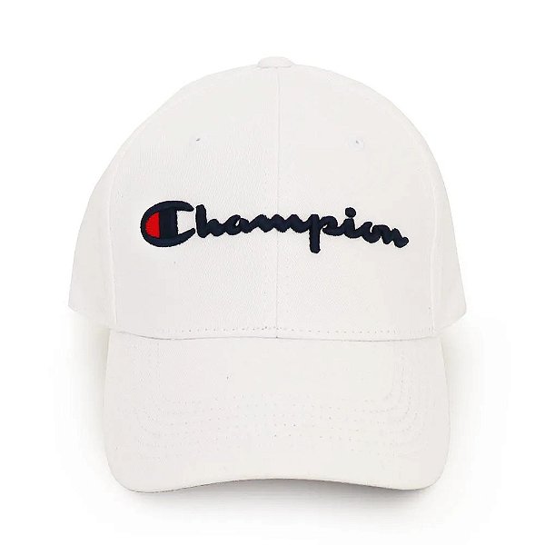 BONÉ CHAMPION PREMIUM ABA CURVA BRANCO