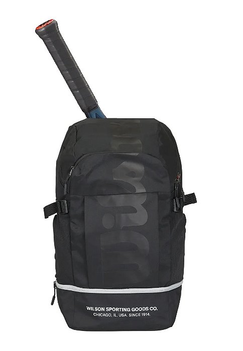MOCHILA WILSON PRO TOUR 25 LITROS PRETA