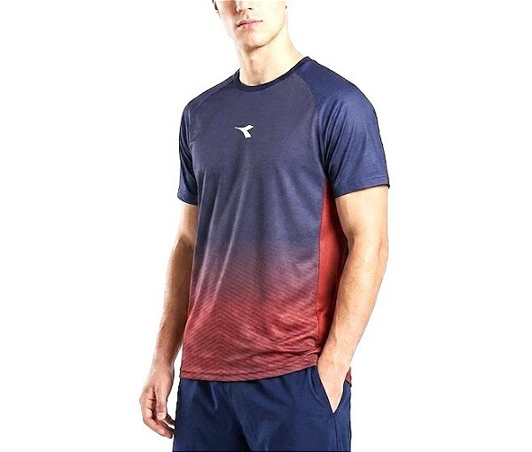 CAMISETA DIADORA UNO TW-2 AZUL MASCULINA