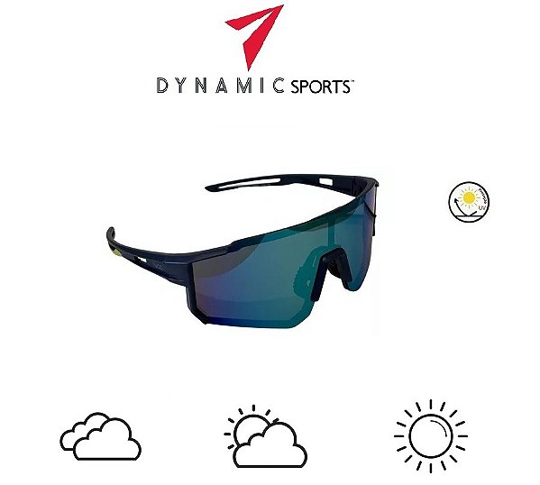 ÓCULOS MOUNTAIN BIKE DYNAMICSPORT ESCURO DE ALTA PERFORMACE