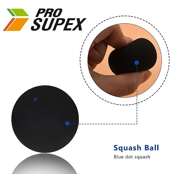 BOLA SQUASH PRO SUPEX PINGO AZUL