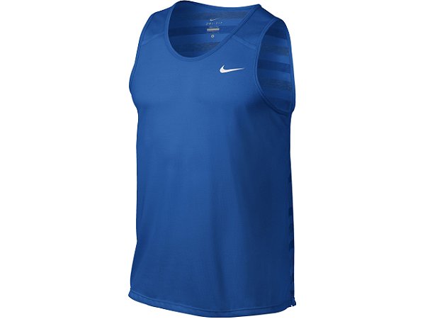 REGATA NIKE DRI-FIT TOUCH TAILWIND AZUL MASCULINA