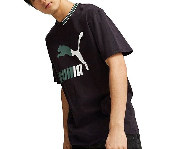 CAMISETA PUMA CLASSICS TEE PRETA MASCULINA