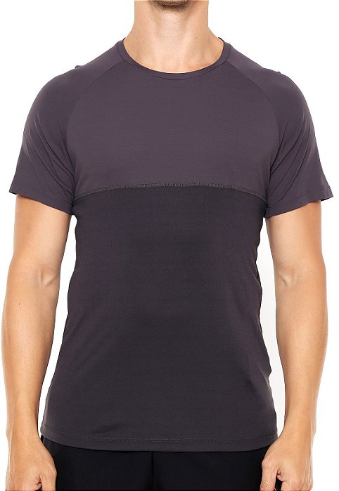 CAMISETA ASICS M FUZEX SS TEE MASCULINA CINZA