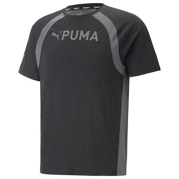 CAMISETA PUMA TRAIN FIT SS TEE MASCULINA PRETA