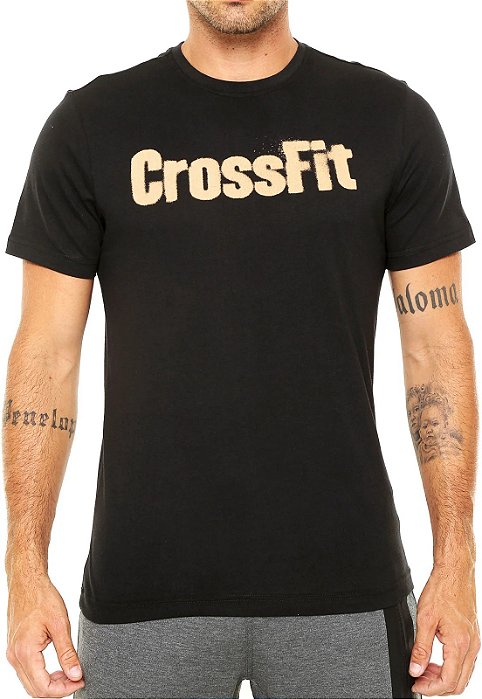 CAMISETA REEBOK CROSSFIT HIGH INTENSITY MASCULINA PRETA