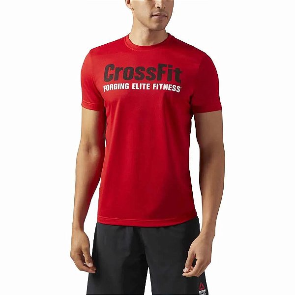 CAMISETA REEBOK CROSSFIT RC FEF TEE MASCULINA VERMELHA