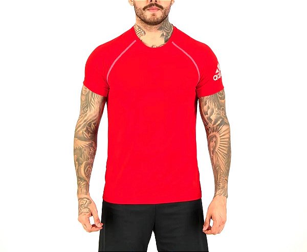 CAMISETA ADIDAS TRAIN WKT MASCULINA VERMELHA