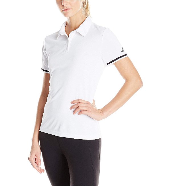 CAMISETA ADIDAS POLO CLIMACHILL FEMININA BRANCA