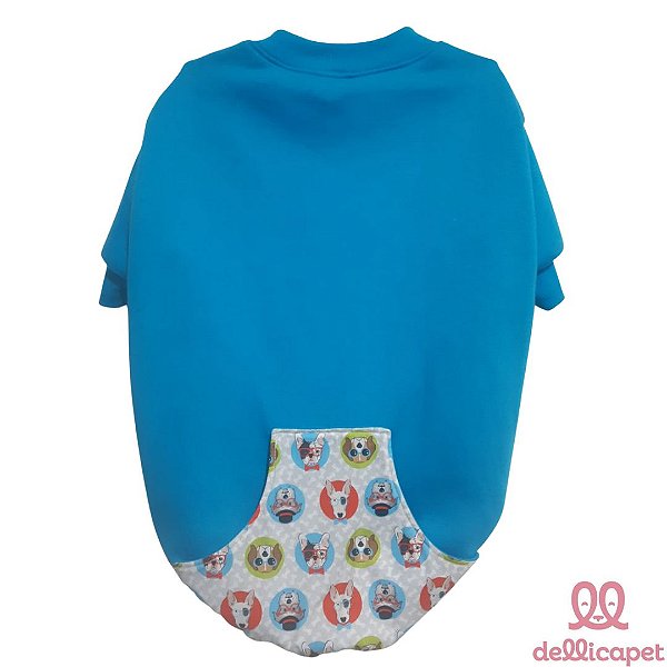 Moletom Azul Royal com Bolso