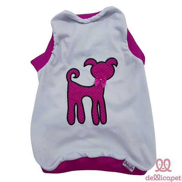 Blusa Cute Malha Dog