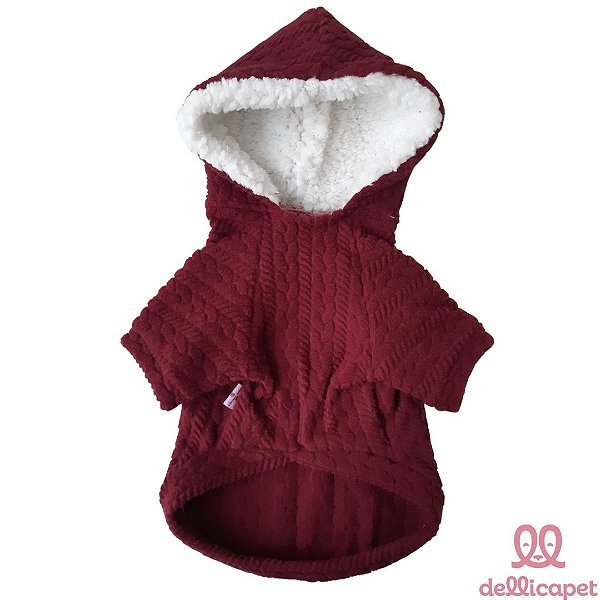 Blusa Bordô Microsoft Tricot