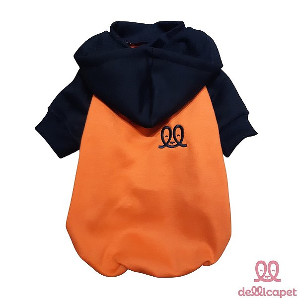 Moletom Laranja com Preto