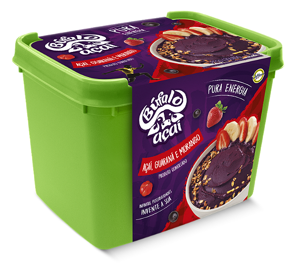 AÇAÍ BÚFALO MORANGO (1,300Kg)