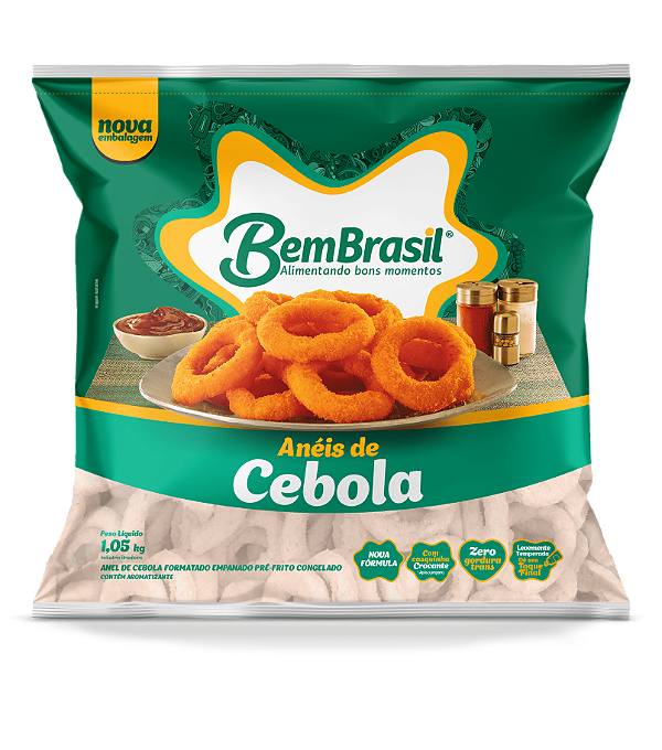 ANEIS DE CEBOLA 1,050KG - BEM BRASIL