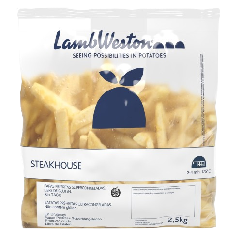 BATATA LAMBWESTON STEAKHOUSE 2,5KG