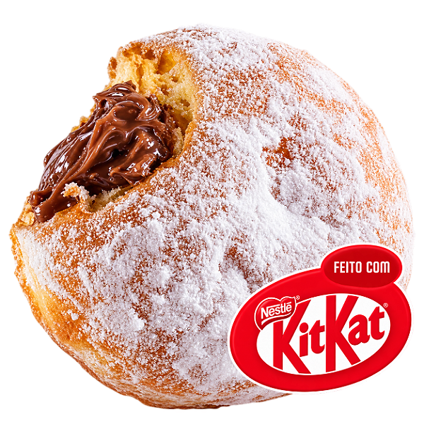 DONUT RECHEADO KITKAT 70G - MELHOR BOCADO