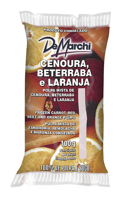 POLPINHA DE LARANJA C/ BETERRABA E CENOURA (10X100g)