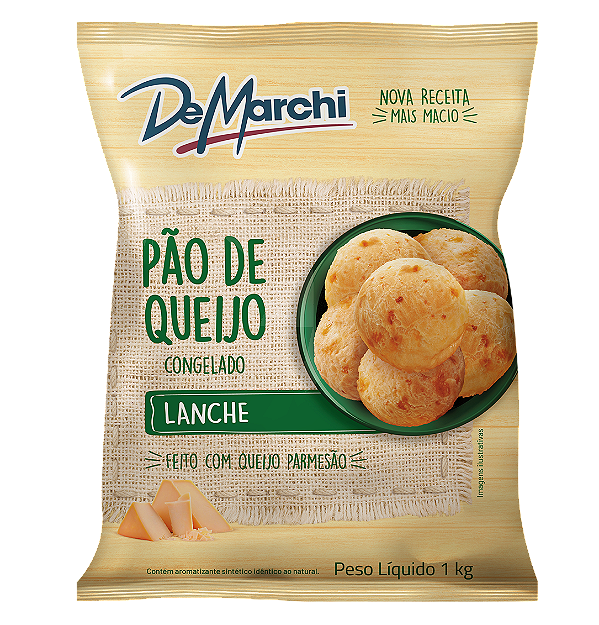 PÃO DE QUEIJO LANCHE (Unidades de 60g - 1Kg)